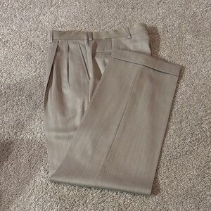 Mario Valentino Beige Dress Trousers